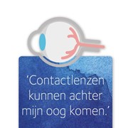 Contactlenzen achter ogen